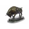 Image 8 : Stock Market Bull Bronze Sculpture on marble base