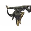 Image 3 : Juliet Striking Pose Dancer Bronze Sculpture on Marble Base Satue