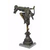 Image 8 : Juliet Striking Pose Dancer Bronze Sculpture on Marble Base Satue