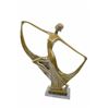 Image 1 : Model Dancer Bronze Statue on marble base Figurine
