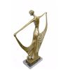 Image 6 : Model Dancer Bronze Statue on marble base Figurine