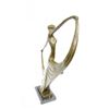 Image 9 : Model Dancer Bronze Statue on marble base Figurine
