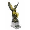 Image 6 : Beautiful Angel Sits On Celestial Throne Bronze Sculpture