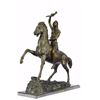 Image 8 : Scalp Bronze Sculpture on marble base Statue