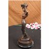 Image 3 : Nude Hawaiian Princess Bronze Sculpture on marble base Statue