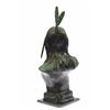 Image 8 : Native Indian Chief Bronze Bust Sculpture on marble base Statue