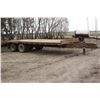 Image 1 : 2009 Tandem Axle, Dual Wheel Flatdeck Trlr; 20 Ft Deck; Pintle Hitch