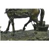 Image 2 : Show Horse Equestrian Ranch Farm Bronze Statue on Marble Base Sculpture