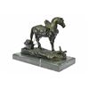 Image 8 : Show Horse Equestrian Ranch Farm Bronze Statue on Marble Base Sculpture