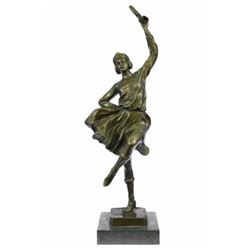 Russian Dancer Bronze Sculpture on marble base