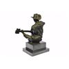 Image 8 : Musician Guitar Player Bronze Figurine on marble base Statue