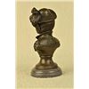 Image 5 : Elegant Female Bust Bronze Sculpture on marble base Statue