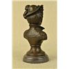 Image 6 : Elegant Female Bust Bronze Sculpture on marble base Statue