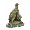 Image 3 : Two Baby Eagles Bronze Sculpture on marble base Statue