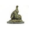 Image 6 : Two Baby Eagles Bronze Sculpture on marble base Statue