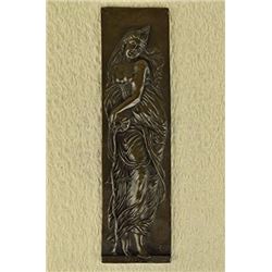 Bas Relief Bronze Sculpture on marble base Statue