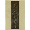 Image 1 : Bas Relief Bronze Sculpture on marble base Statue