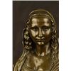 Image 2 : Mona Lisa Bronze Sculpture on marble base