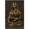 Image 6 : Mona Lisa Bronze Sculpture on marble base