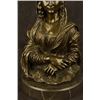 Image 8 : Mona Lisa Bronze Sculpture on marble base