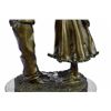 Image 2 : First Kiss Bronze Sculpture on marble base Figurine