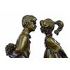 Image 4 : First Kiss Bronze Sculpture on marble base Figurine