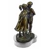 Image 8 : First Kiss Bronze Sculpture on marble base Figurine