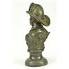 Image 7 : Fireman In Action Bronze Statue on Marble Base Figurine