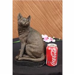 Animal Edition Pompeian Bronze Cat Sculpture