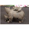 Image 3 : Mama Bear with Cubs Bronze Figurine