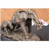 Image 3 : Animal Edition Kingdom Mother Elephant with Family Bronze Sculpture