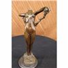 Image 3 : Nude Woman With Vine Bronze Statue