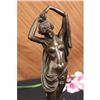 Image 3 : Nude Woman With Grapes Bronze Statue