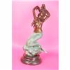 Image 1 : Mermaid On Rock Bronze Sculpture