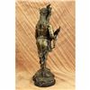 Image 3 : Native American Indian Chief Bronze Figurine on Marble Base Sculpture