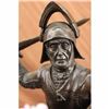 Image 2 : Bold Knight Warrior With Sword Bronze Statue