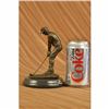 Image 2 : Golfer Bronze Sculpture on marble base Statue