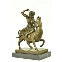 Bronze Statue On Marble base Sculpture