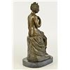 Image 5 : Nude Erotic Model Portrait Bronze Statue Marble Base