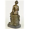 Image 6 : Nude Erotic Model Portrait Bronze Statue Marble Base