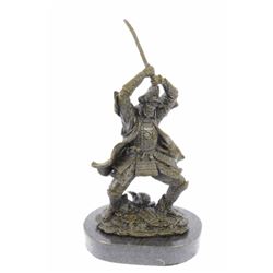 Samurai Warrior Bronze Statue