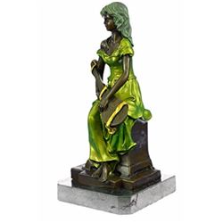 Bronze Musician Statue