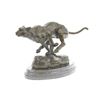 Image 8 : Running Cheetah Bronze Sculpture