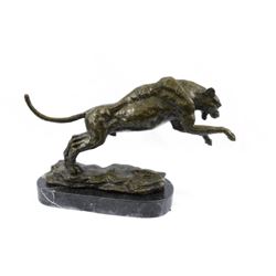 Puma Black Pantther Bronze Sculpture