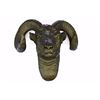 Image 1 : Detailed Wall Mount Rams Head Bronze Sculpture