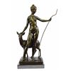 Image 1 : Lange Artemis The Hellenic Goddess Of Hunt Bronze Sculpture