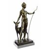 Image 5 : Lange Artemis The Hellenic Goddess Of Hunt Bronze Sculpture