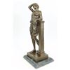 Image 3 : Lang Lovely Nude Greek Goddess Bronze Figurine on Marble Base Figure