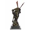 Image 7 : Mythical Bronze Sculpture on Marble Base Figurine