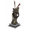 Image 8 : Mythical Bronze Sculpture on Marble Base Figurine